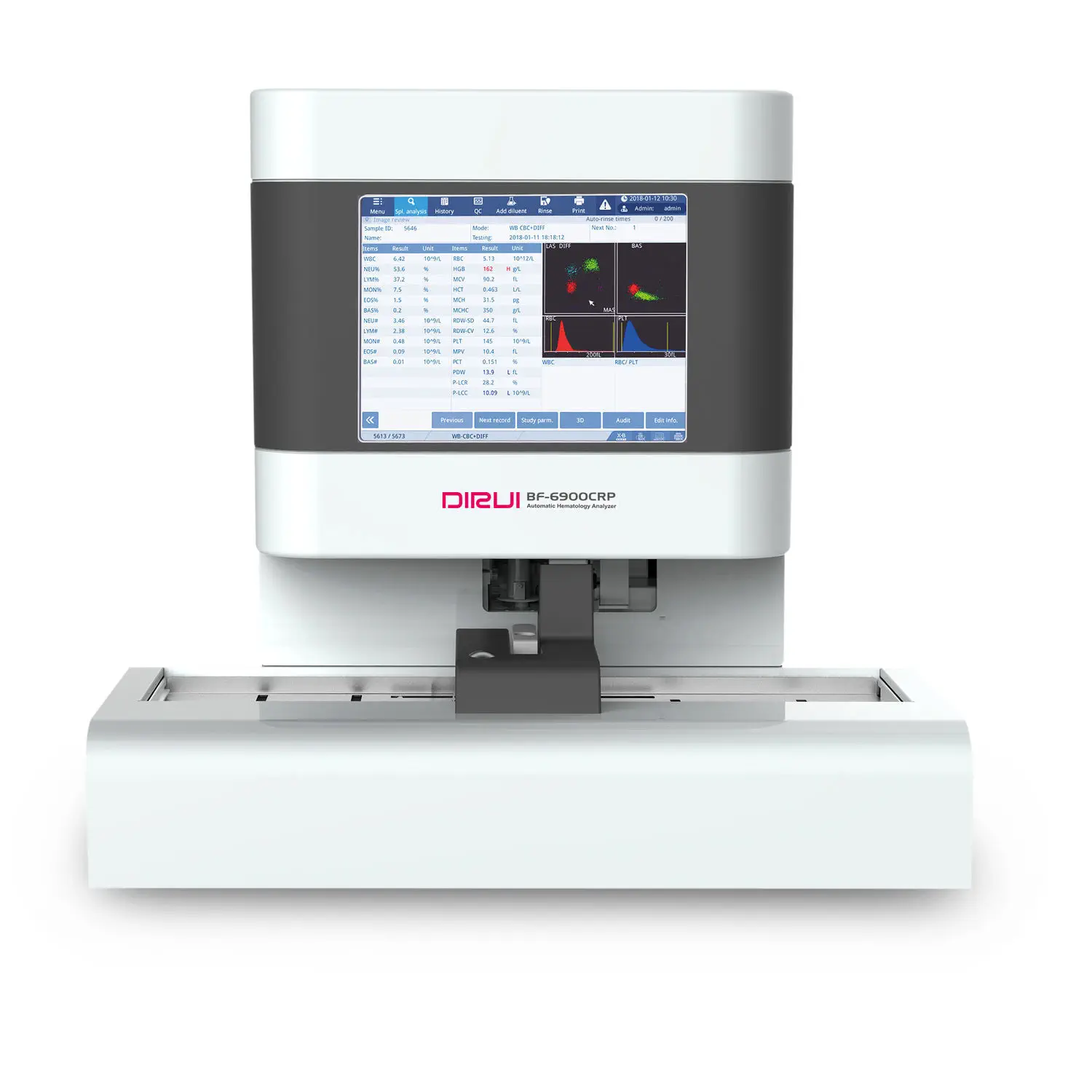 Dirui BF-6900 5-Part Hematology Analyzer