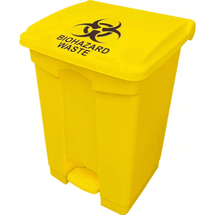 Biohazard waste bins